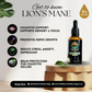 Lion's Mane - 50 ml Alcohol-FREE Ultrasonic Assisted Dual Extract Tincture